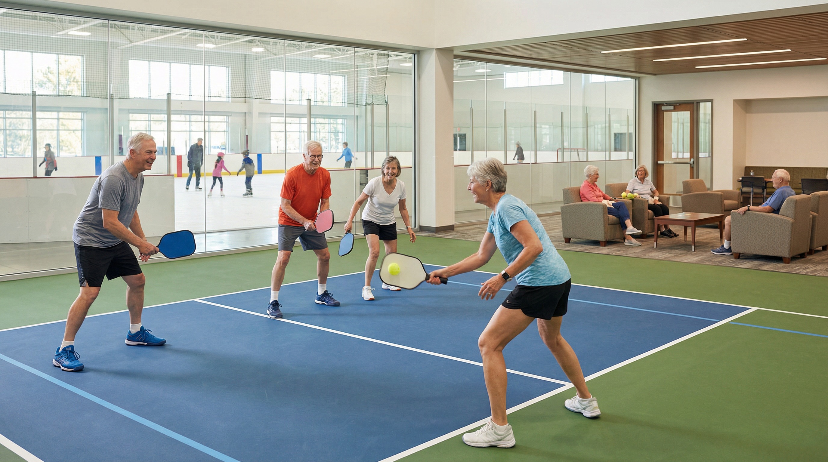 Active Seniors (55+) at Fire 'n' Ice Sports Arena